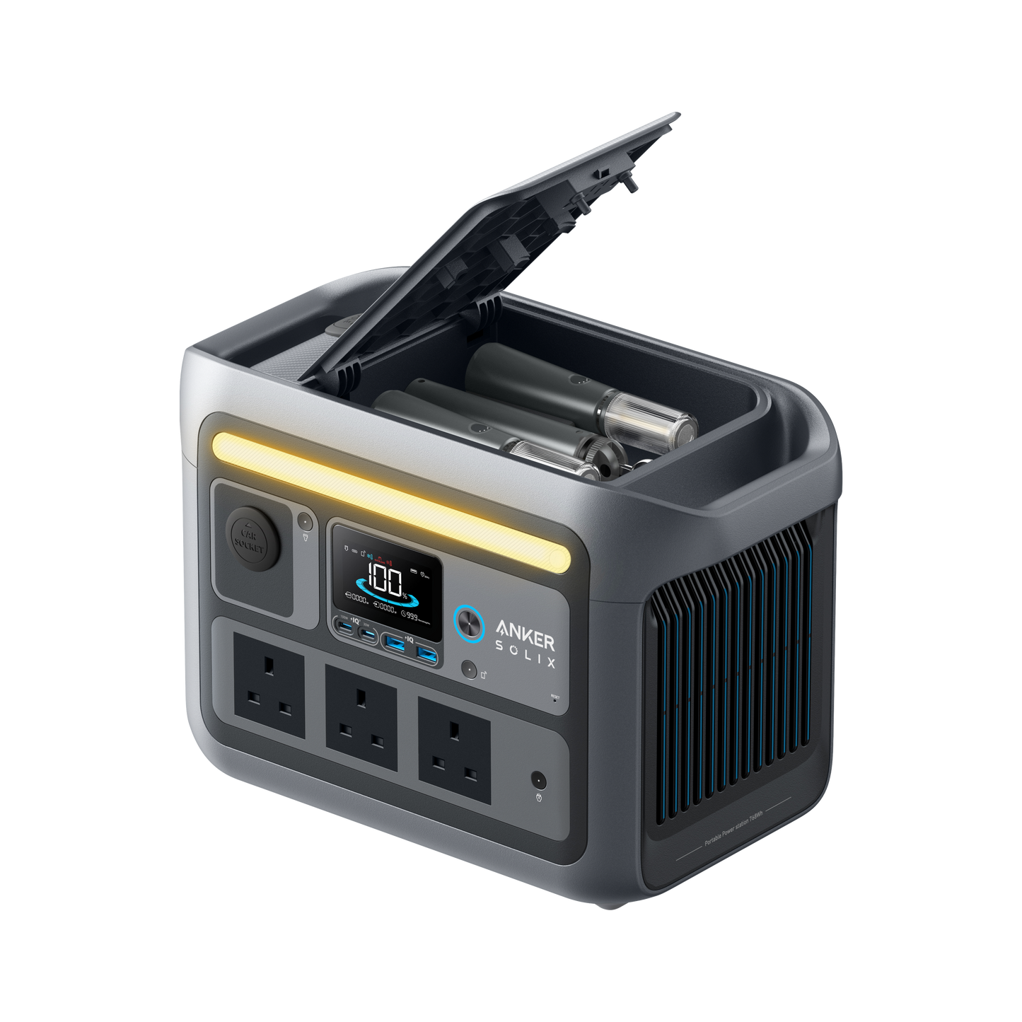 Anker SOLIX <b>C800 Plus</b> Portable Power Station - 768Wh | 1200W