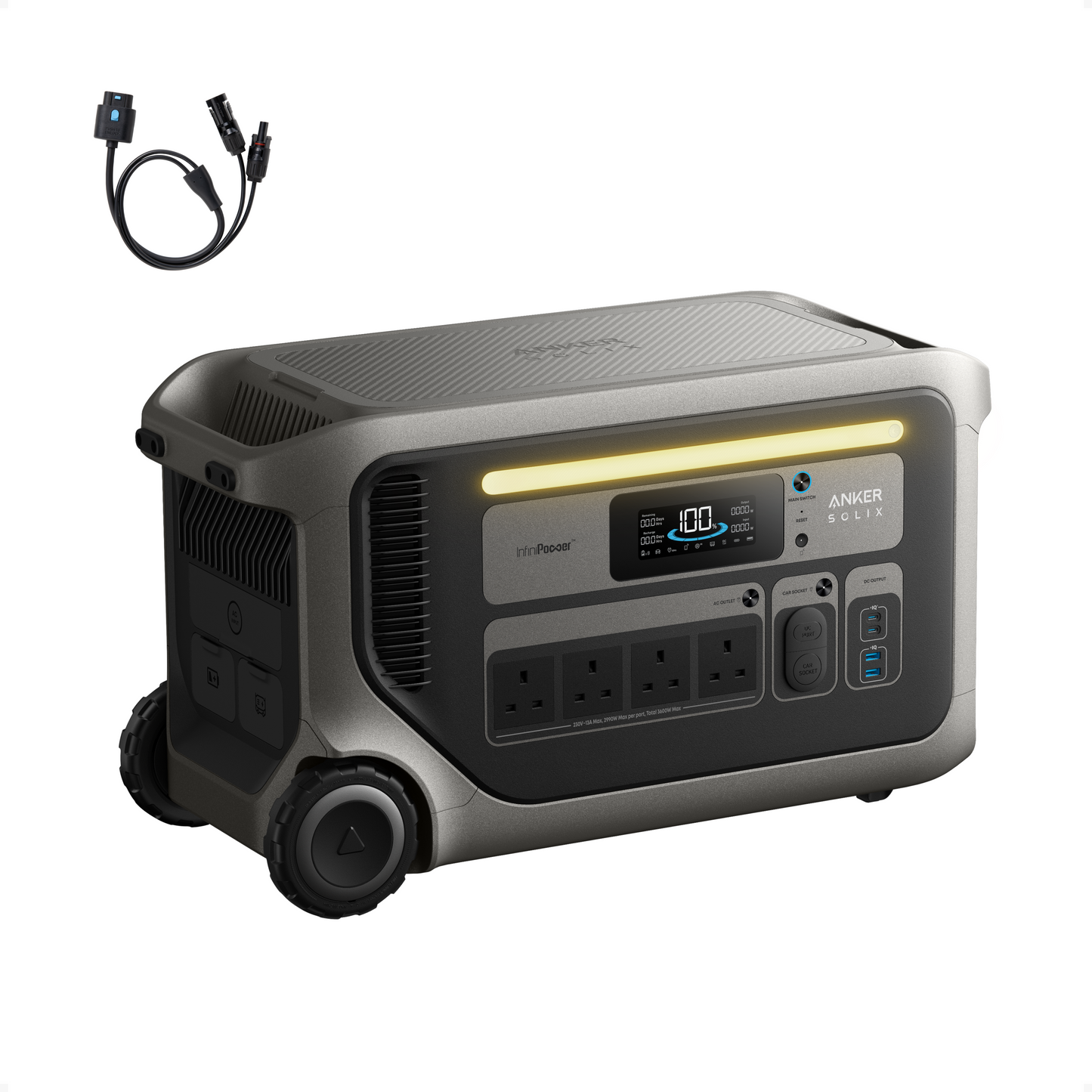 Anker SOLIX F3000 Portable Power Station - 3,072Wh | 3,600W(oso)