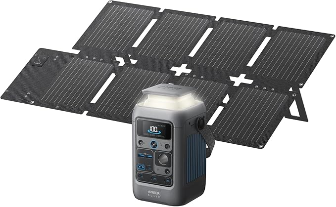 Anker SOLIX C300 DC Solar Generator + 60W Solar Panel (oso)