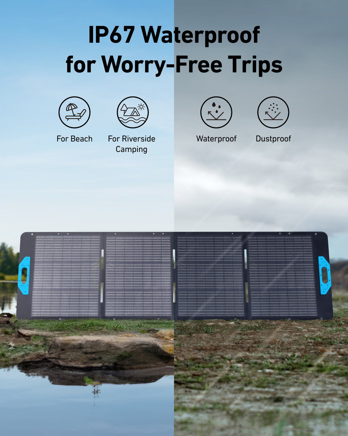 Anker SOLIX PS200 Portable Solar Panel (200W)（free）