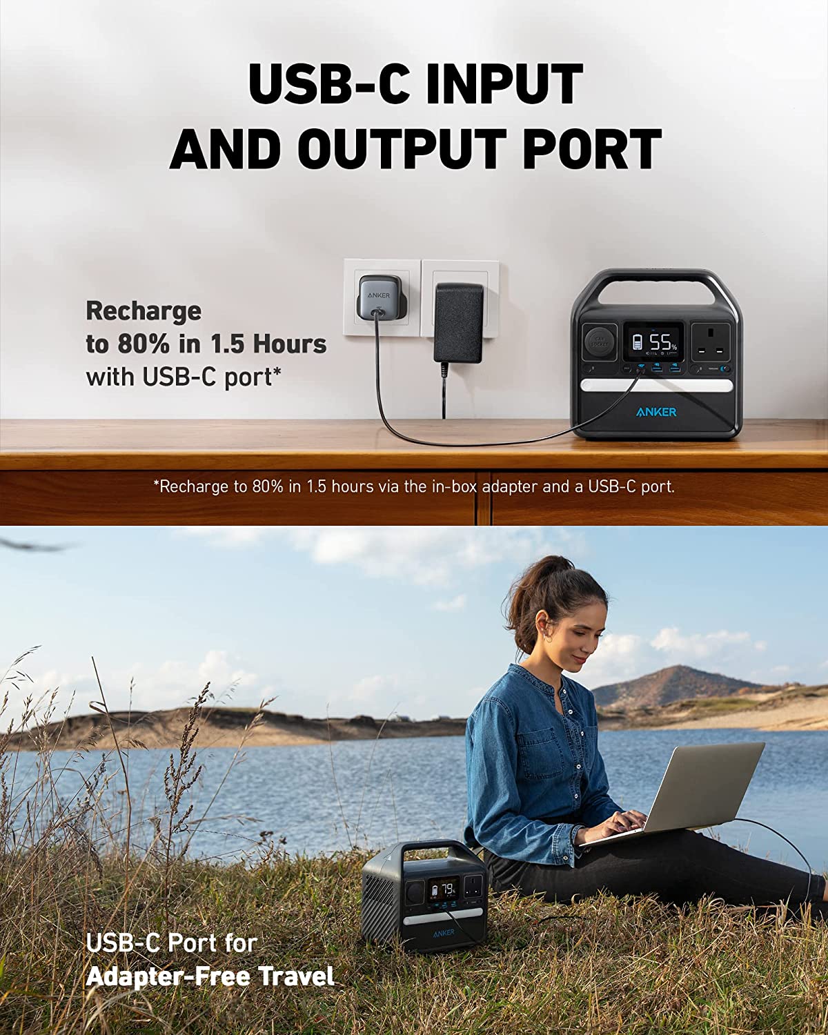Anker PowerHouse <b>521</b>  - 256Wh | 300W（oso）