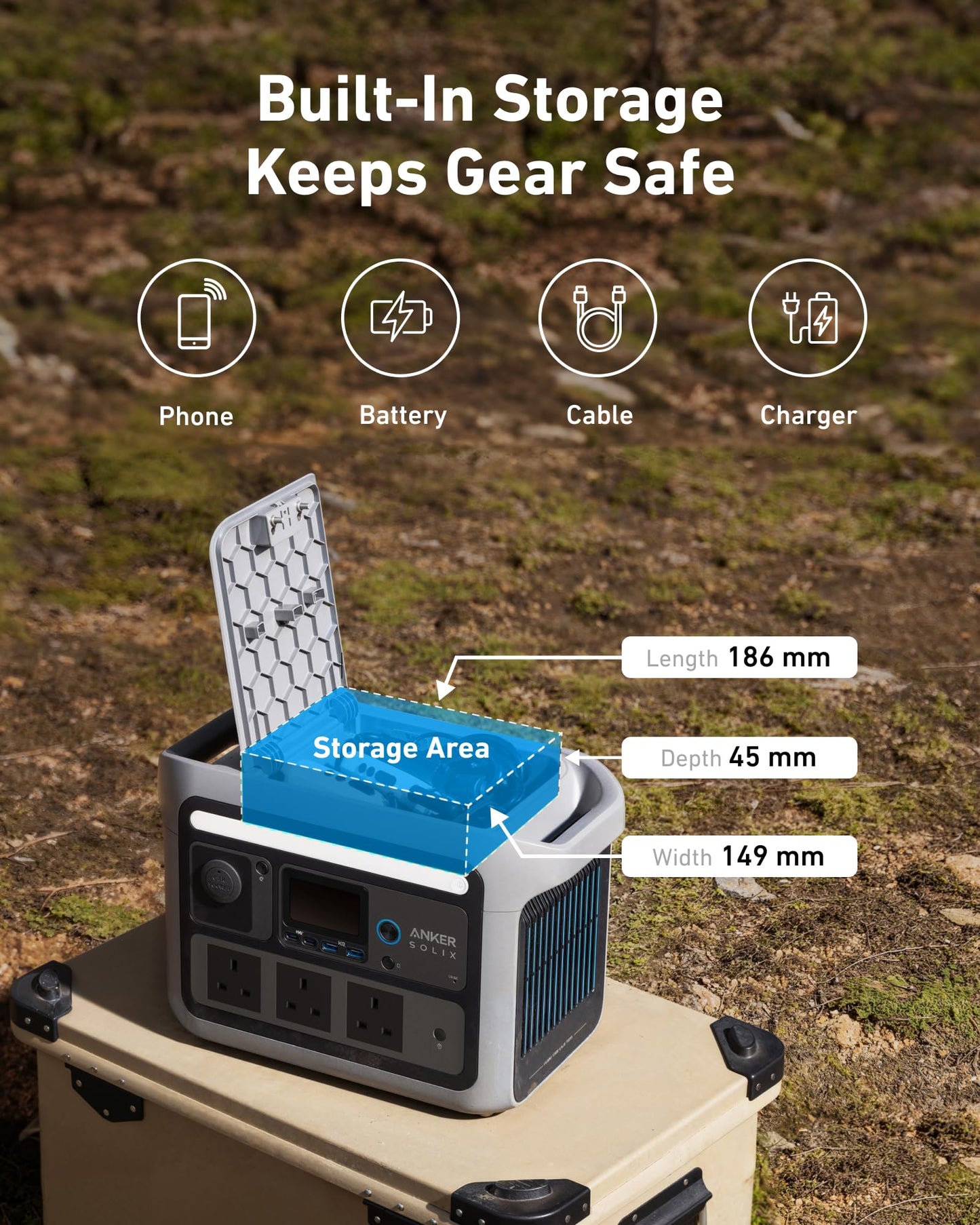 Anker SOLIX <b>C800</b> Solar Generator + 100W Solar Panel