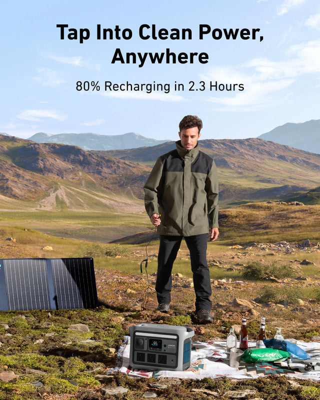 Anker SOLIX <b>C800 Plus</b> Solar Generator + 100W Solar Panel