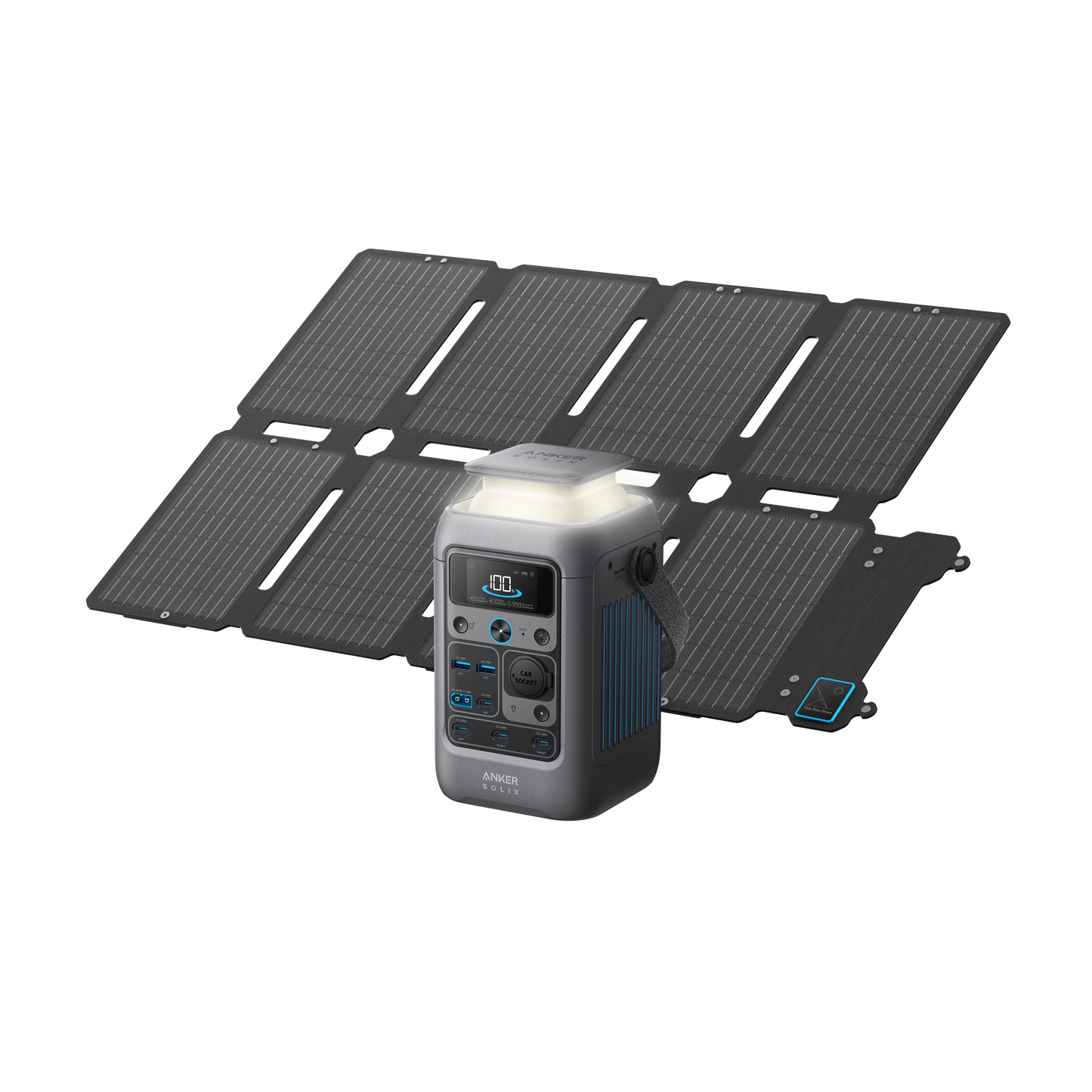Anker SOLIX C300 DC Solar Generator + 100W Solar Panel