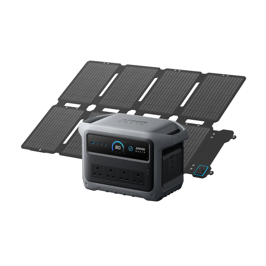 Anker SOLIX C1000 Gen 2 Portable Power Station + 100W Solar Panel