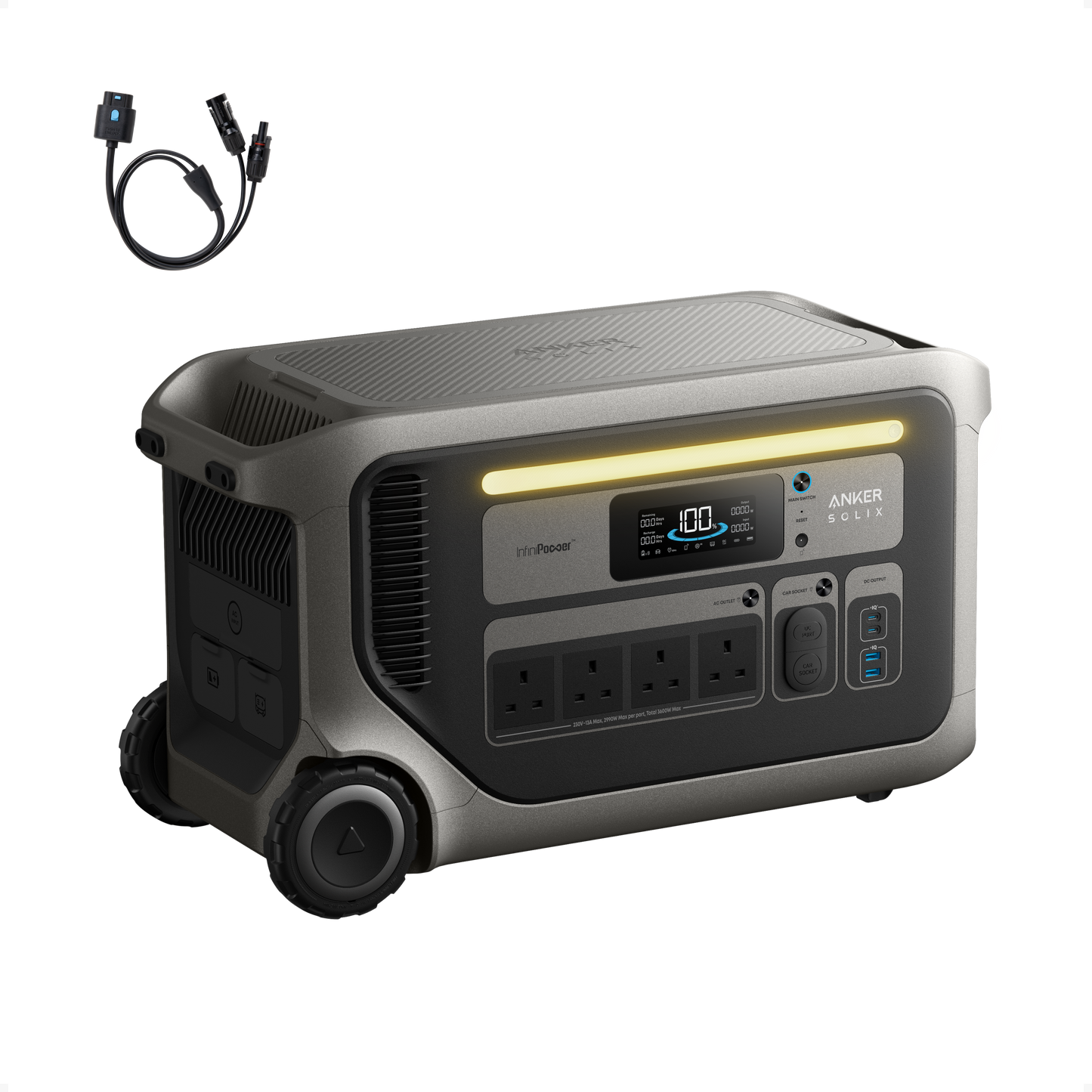 Anker SOLIX F3000 Portable Power Station - 3,072Wh | 3,600W（oso）