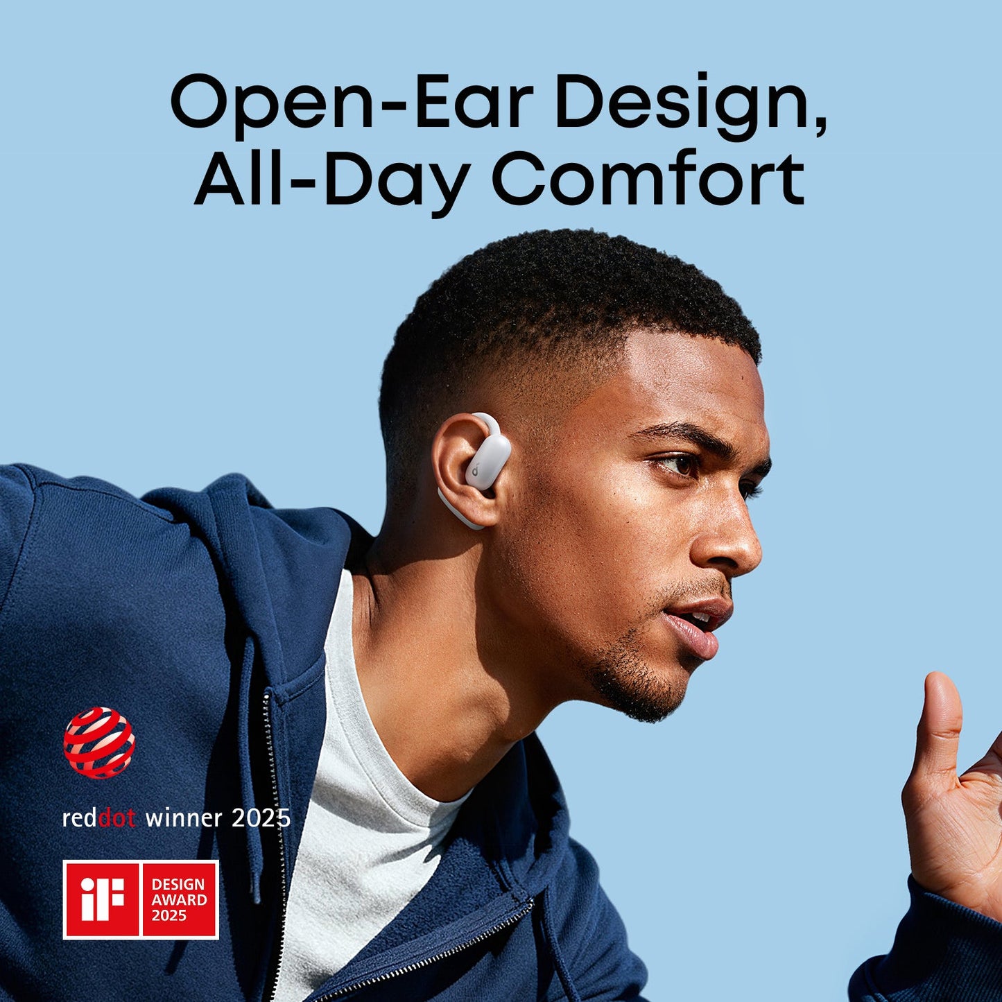 soundcore AeroFit 2 | Adjustable Open-Ear Headphones, All-Day Comfort