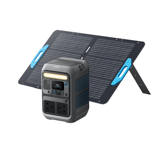 Anker SOLIX C300 Portable Power Station + 100W Solar Panel