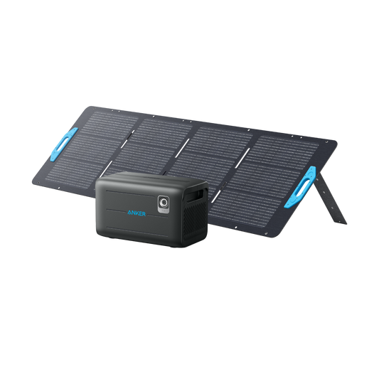 Anker SOLIX BP2000 Expansion Battery + 200W Portable Solar Panel