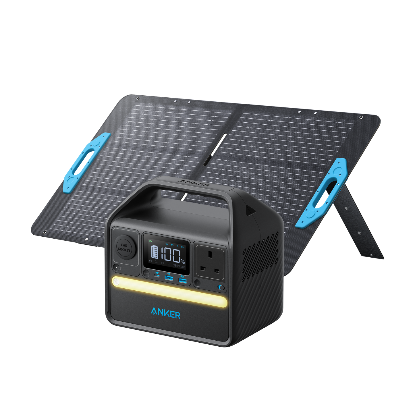 Anker 521 Solar Generator + 100W Solar Panel（oso）