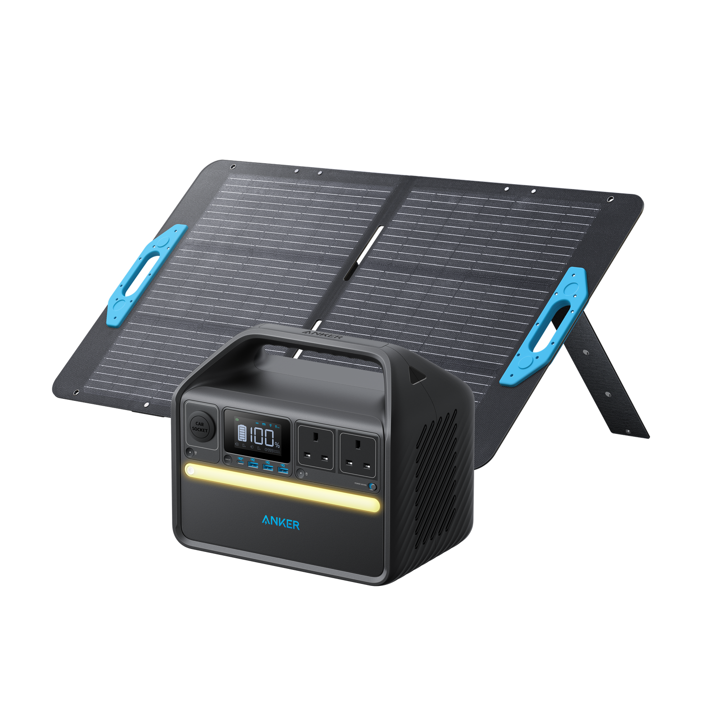 Anker <b>535</b> Solar Generator + 100W Solar Panel