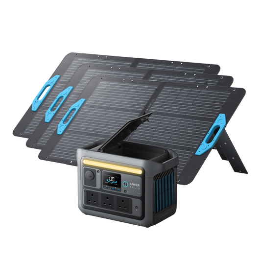 Anker SOLIX <b>C800</b> Solar Generator + 3x100W Solar Panel
