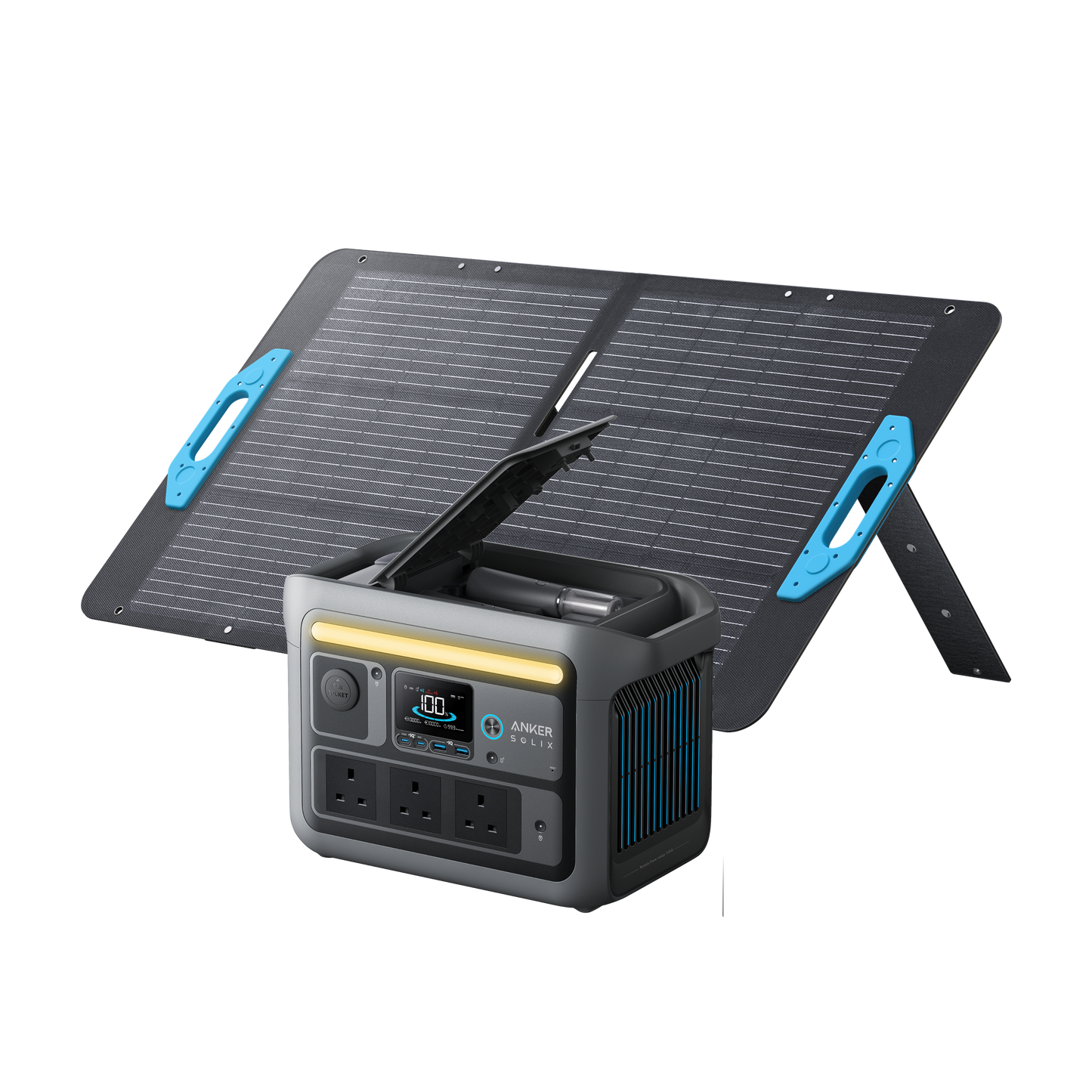 Anker SOLIX <b>C800 Plus</b> Solar Generator + 100W Solar Panel