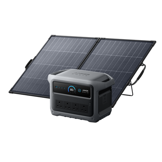 Anker SOLIX C1000 Gen 2 Portable Power Station + PS200 Bifacial Portable Solar Panel