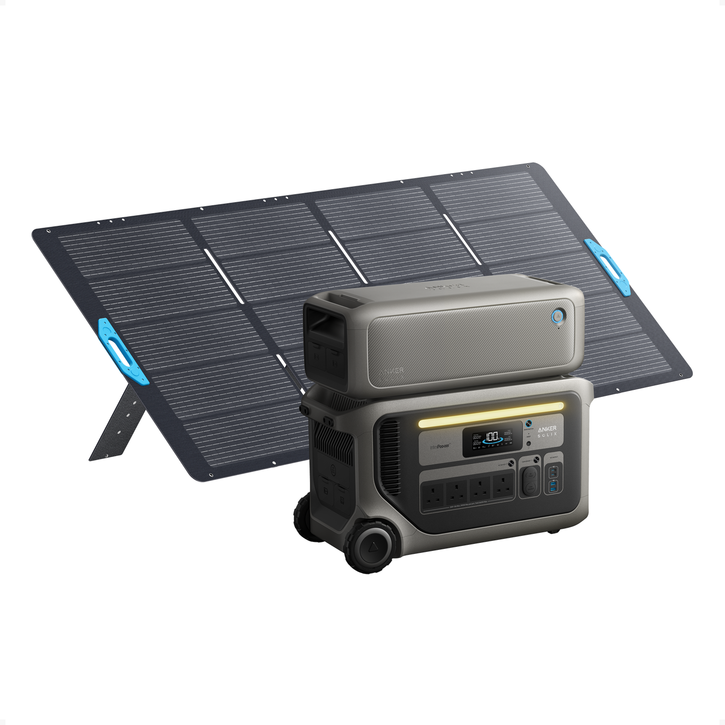 Anker SOLIX F3000 + Expansion Battery + 400W Portable Solar Panel