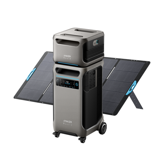 Anker SOLIX F3800 Solar Generator + Expansion Battery + 400W Solar Panel