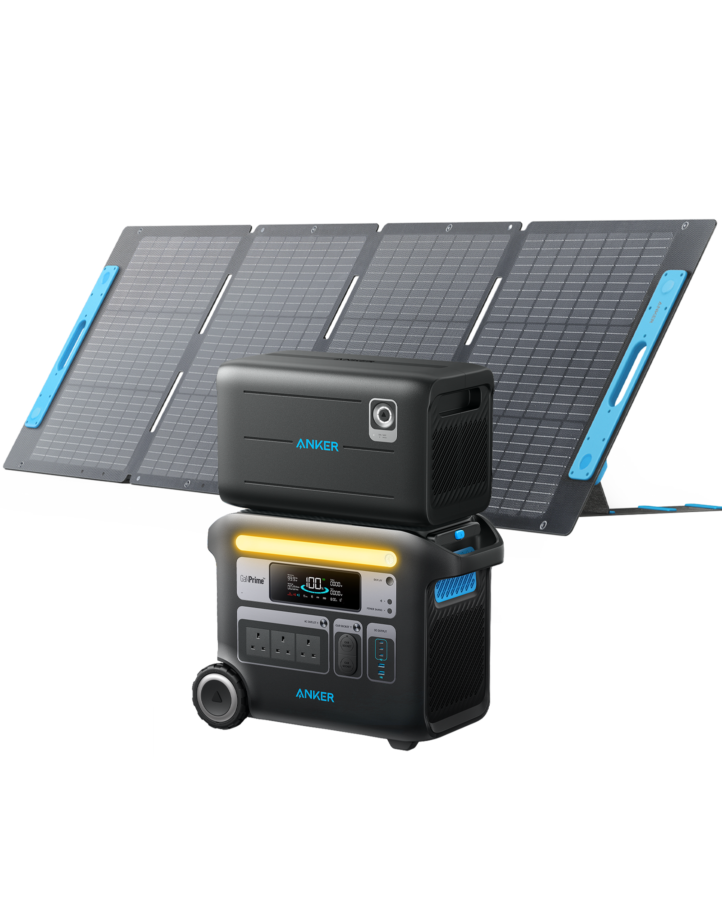 Anker SOLIX <b>F2000</b> + Expansion Battery + 200W Solar Panel