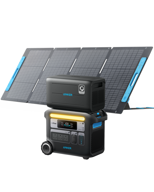 Anker SOLIX <b>F2000</b> + Expansion Battery + 200W Solar Panel