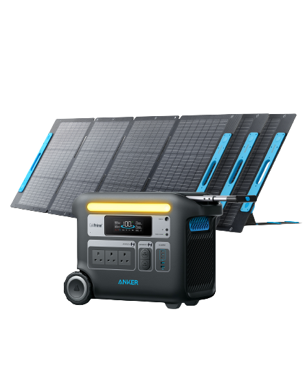 Anker SOLIX <b>F2000</b> Solar Generator + 3× 200W Solar Panels