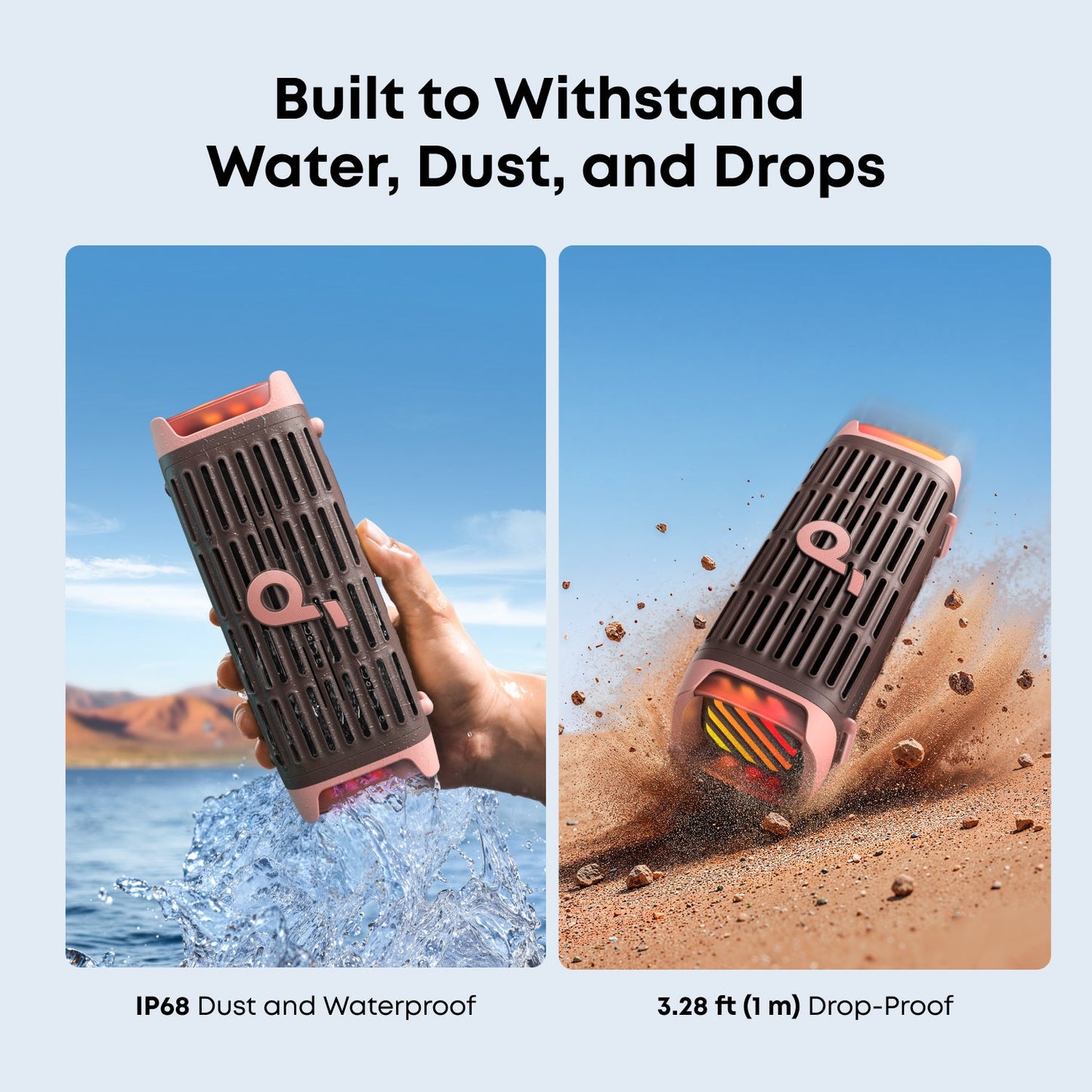 soundcore Boom 3i | Portable Rugged Outdoor Speaker, 50W, IP68 Waterproof