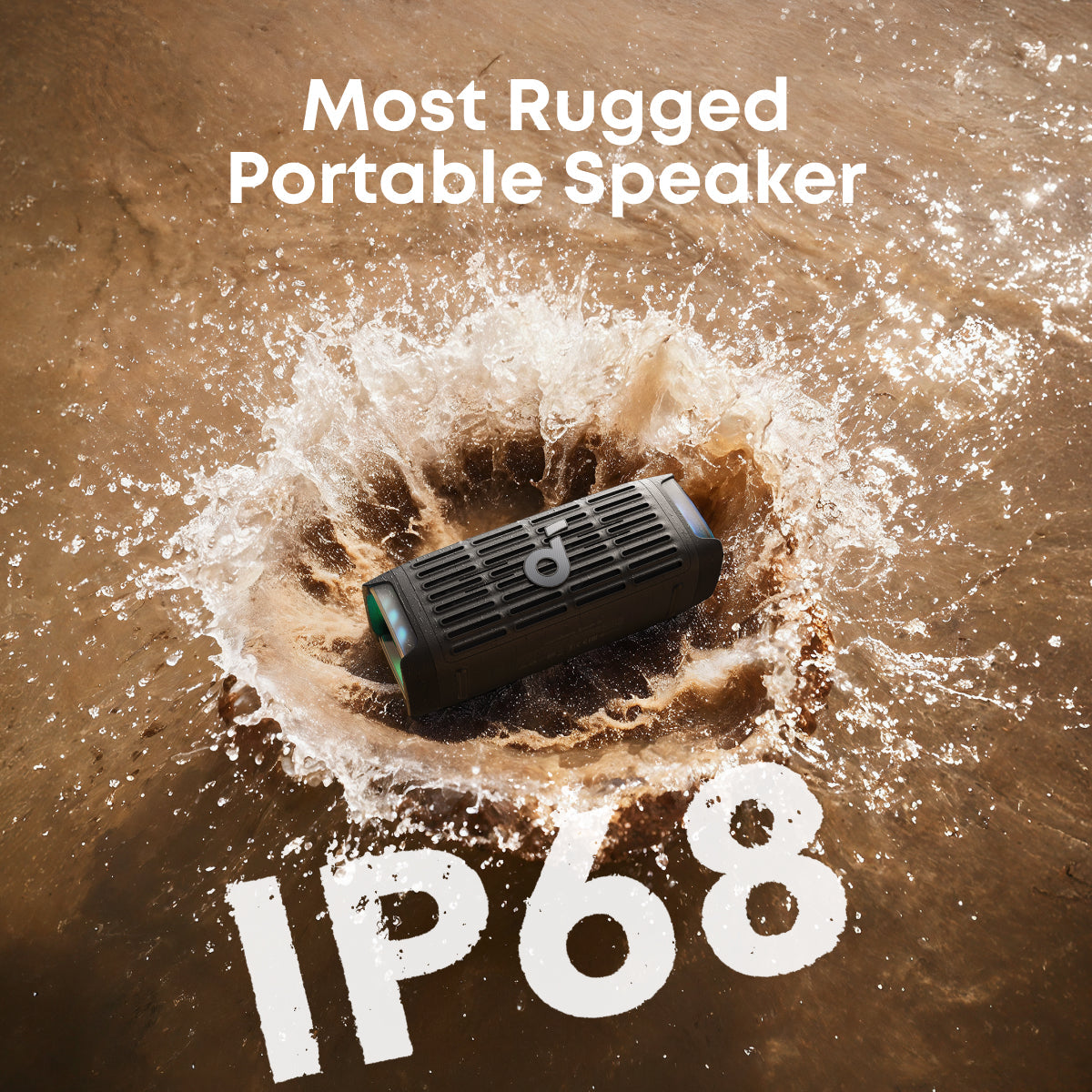 soundcore Boom 3i | Portable Rugged Outdoor Speaker, 50W, IP68 Waterproof