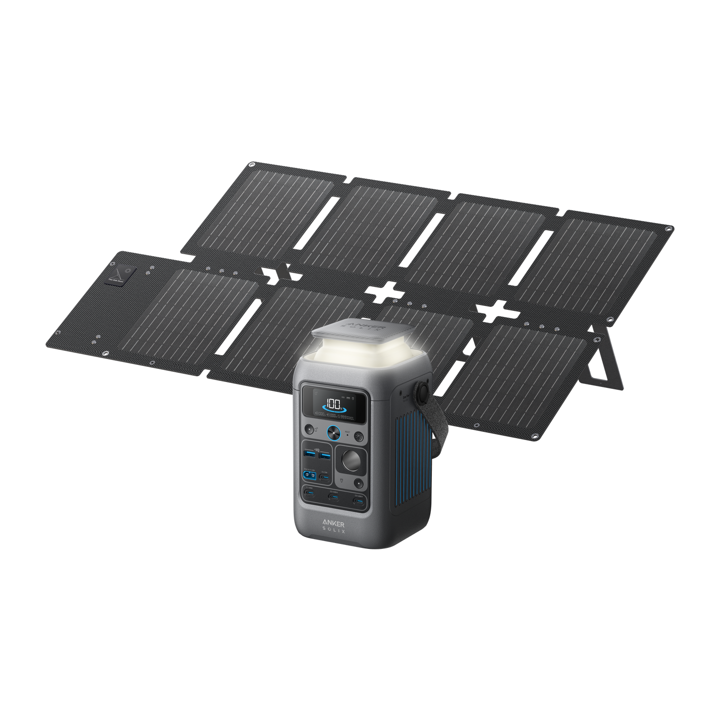 Anker SOLIX C300 DC Solar Generator + 60W Solar Panel