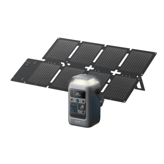 Anker SOLIX C300 DC Solar Generator + 60W Solar Panel