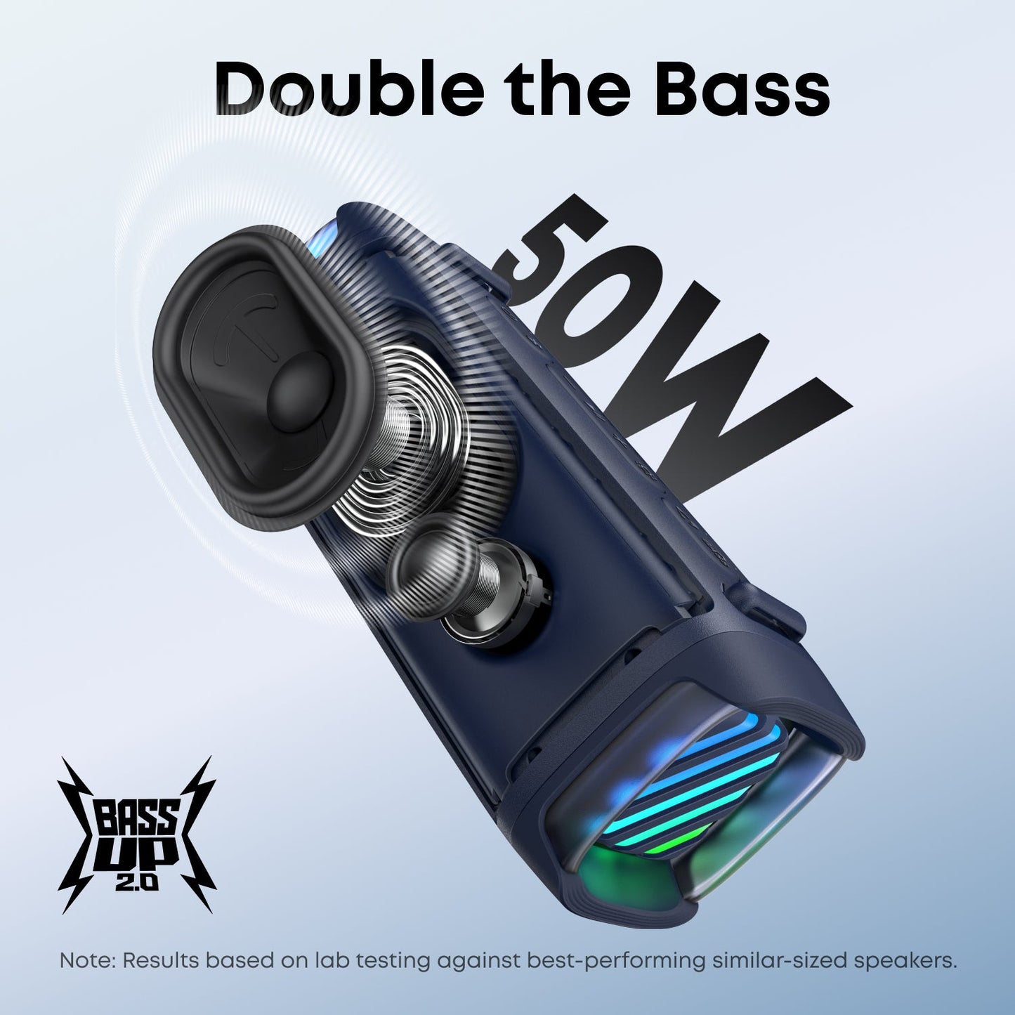 soundcore Boom 3i | Portable Rugged Outdoor Speaker, 50W, IP68 Waterproof