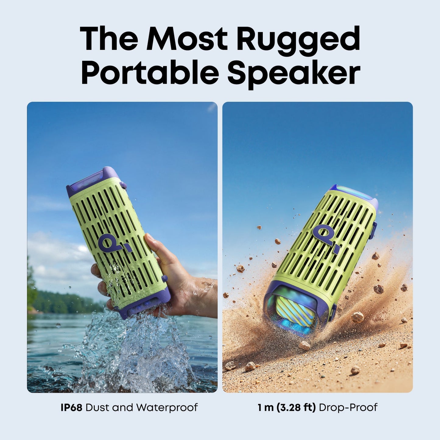 soundcore Boom 3i | Portable Rugged Outdoor Speaker, 50W, IP68 Waterproof
