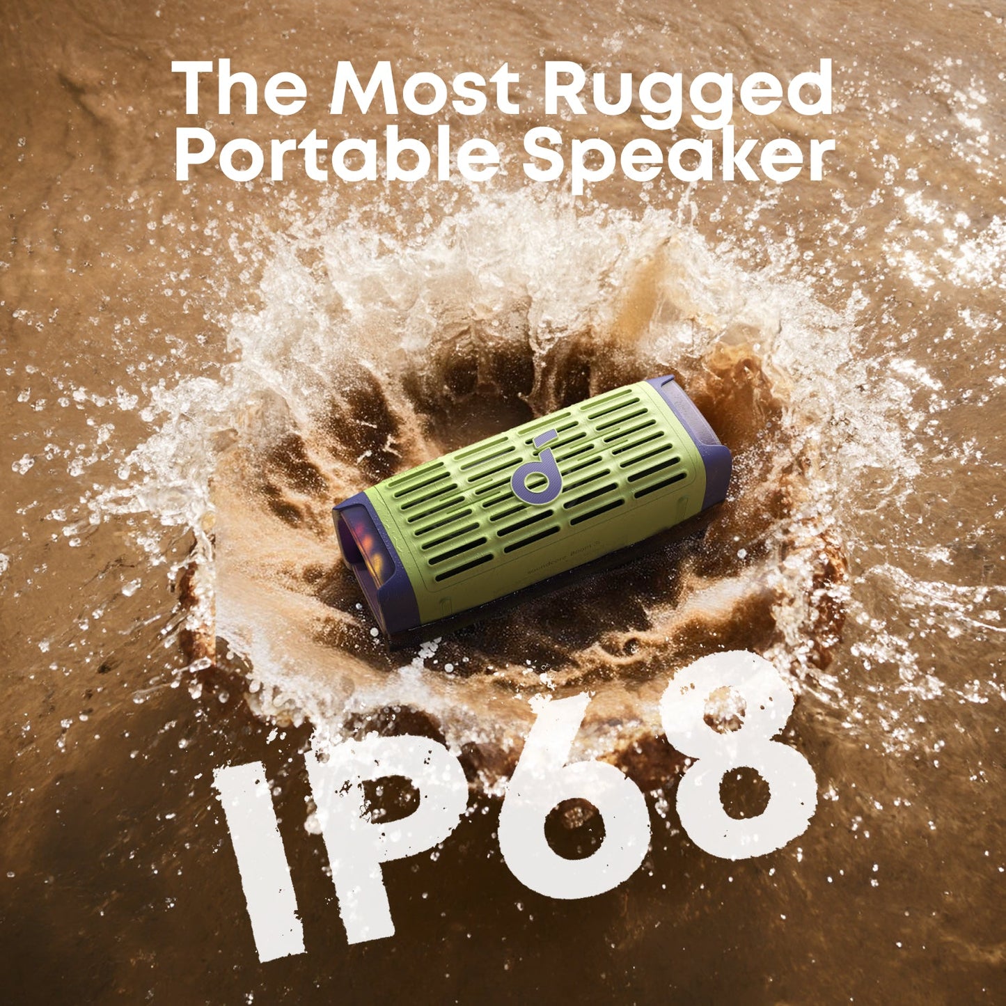 soundcore Boom 3i | Portable Rugged Outdoor Speaker, 50W, IP68 Waterproof