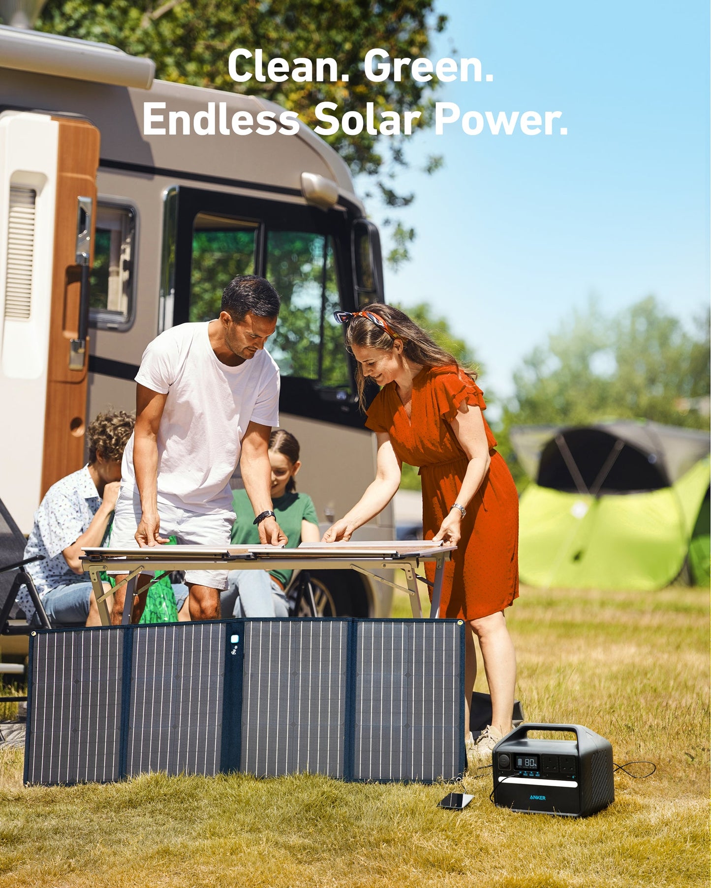 Anker <b>535</b> Solar Generator + 100W Solar Panel