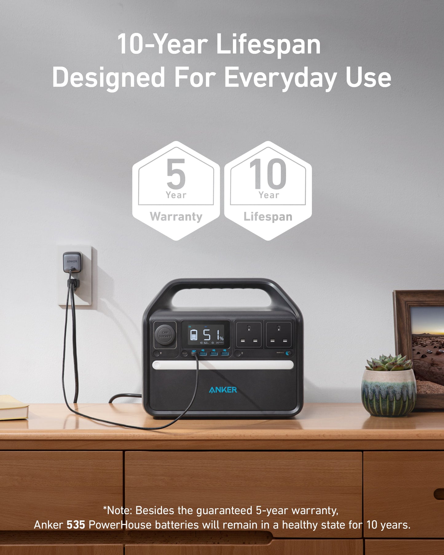Anker <b>535</b> Solar Generator + 100W Solar Panel